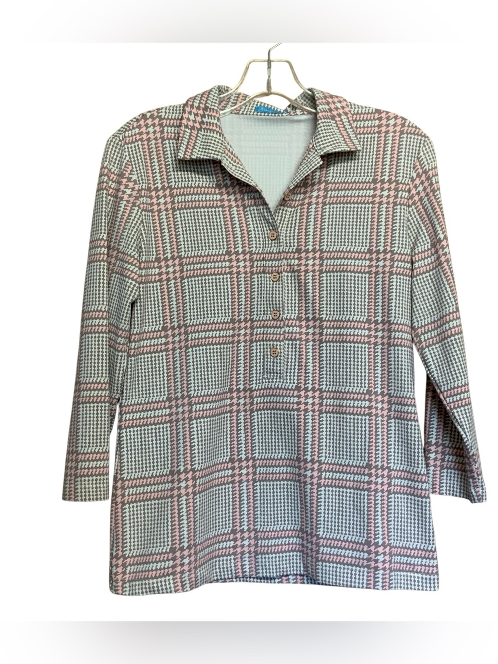 J MCLAUGHLIN  COURT 3/4 POLO Shirt CATALINA CLOTH